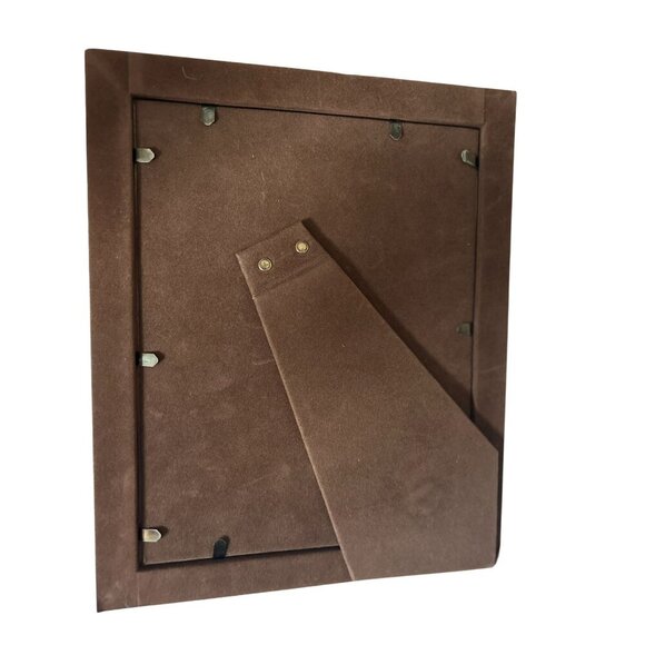 EURAMEX Photo Frame Made in France Large Wooden Marquetry Inlay Rose-wood 12" - Picture 11 of 13